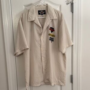 Harley-Davidson Cream Casual Button Down Shirt